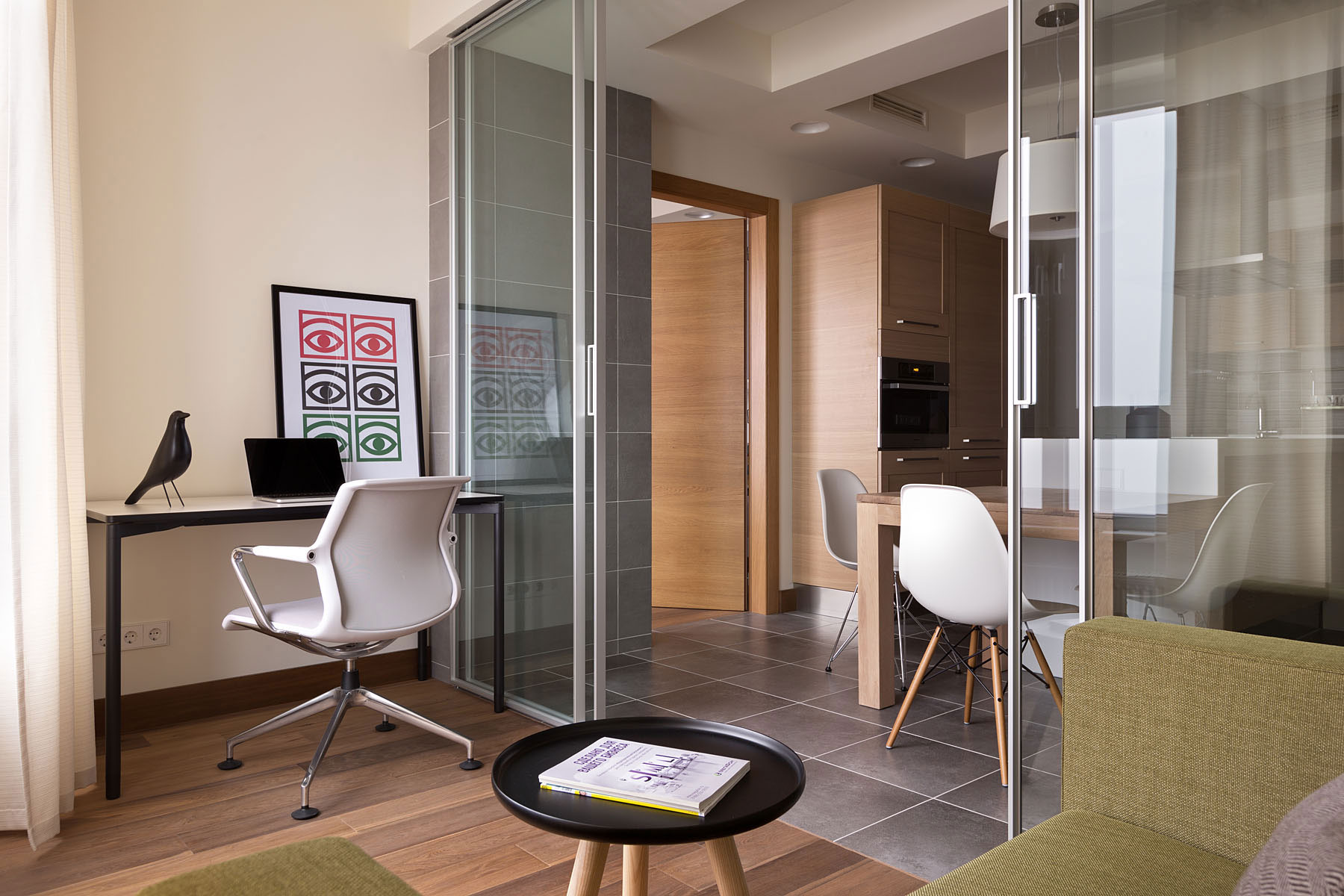 A Warm and Functional Modern Apartment for a Young Family in Kiev, Ukraine by Irina Mayetnaya and Mikhail Golub (3)