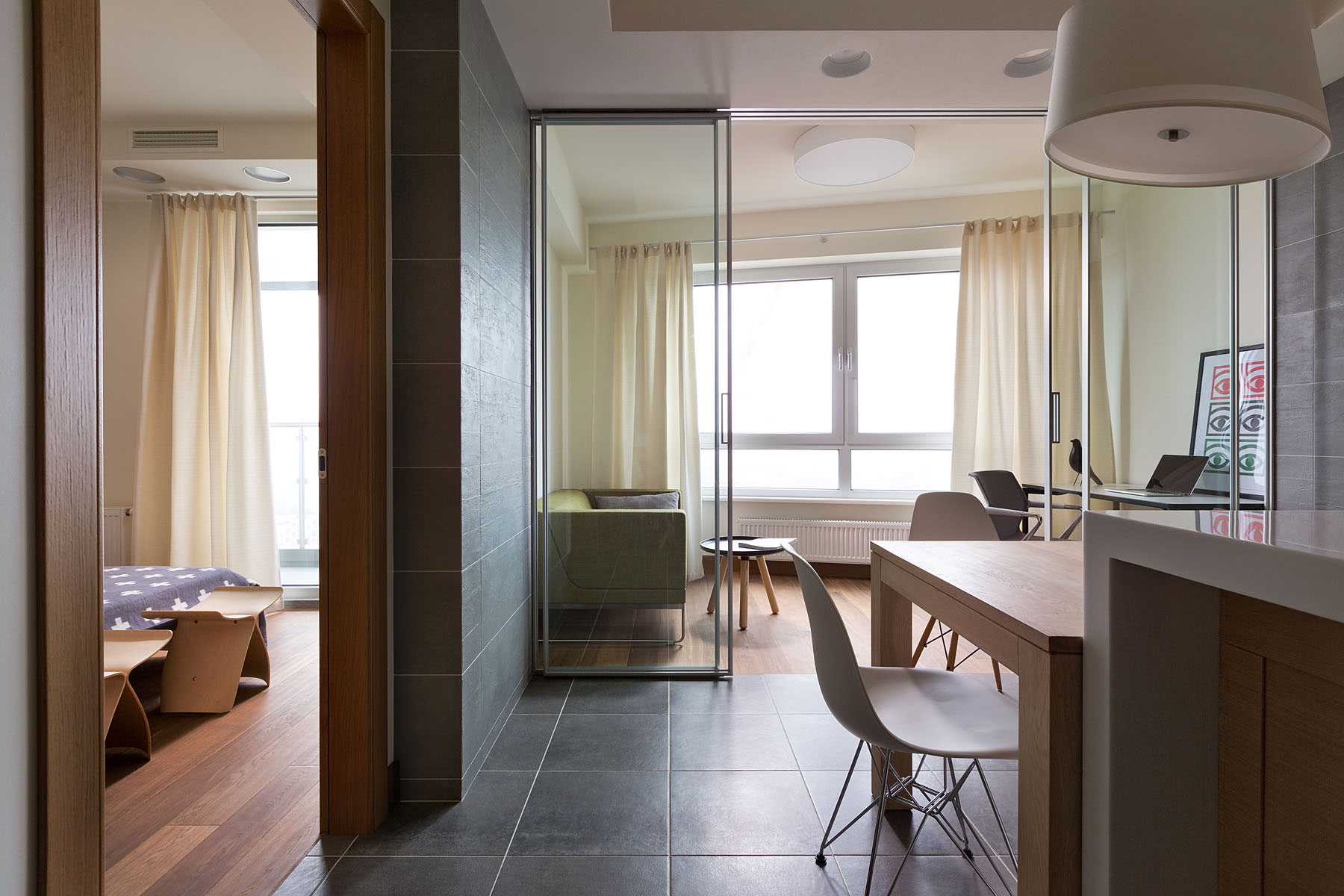 A Warm and Functional Modern Apartment for a Young Family in Kiev, Ukraine by Irina Mayetnaya and Mikhail Golub (8)