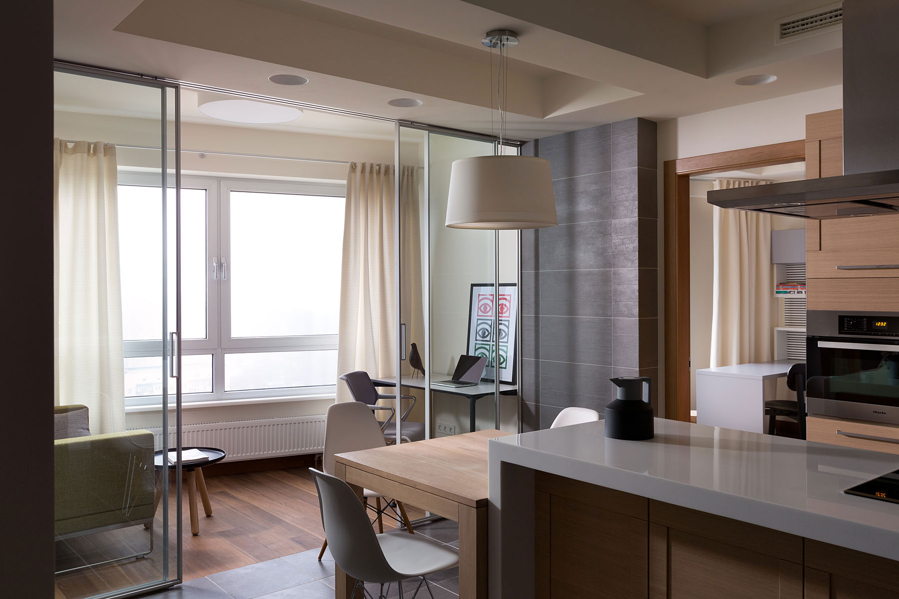 A Warm and Functional Modern Apartment for a Young Family in Kiev, Ukraine by Irina Mayetnaya and Mikhail Golub (9)