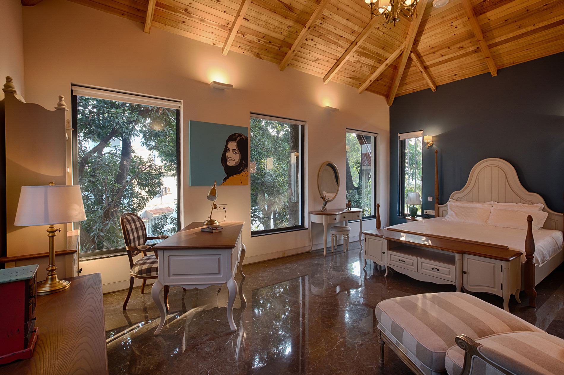 A Warm and Vibrant Home Full of Character and Stunning Views in Bhopal, India by Ujjval Panchal + Kinny Soni (13)