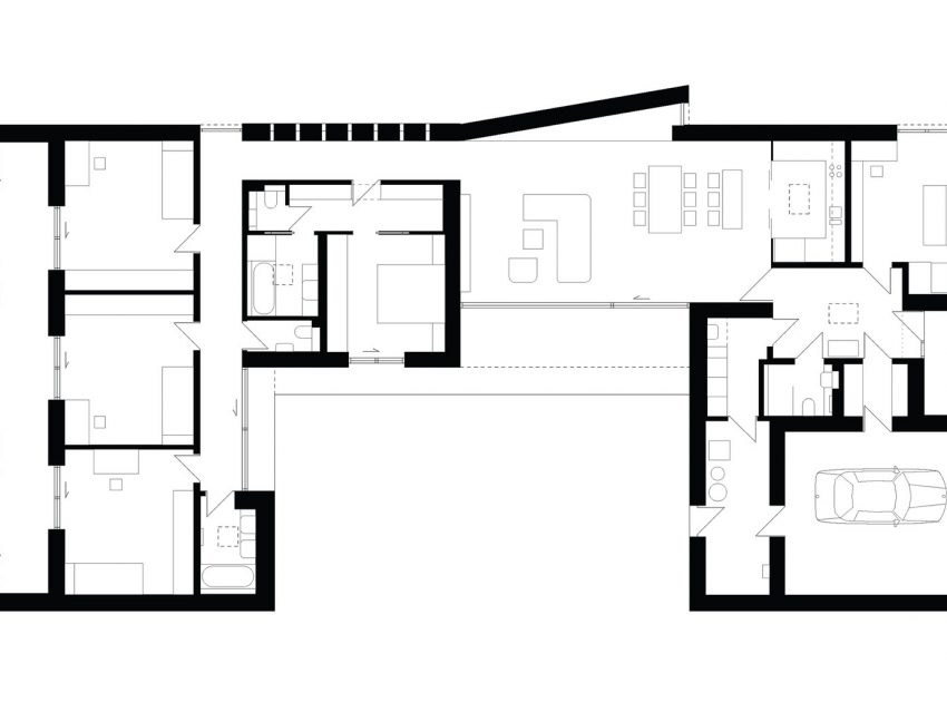 A Wide Contemporary Home with Tons of Clean and Natural Light in Slavonín, Czech Republic by JVArchitekt & KAMKAB!NET (26)