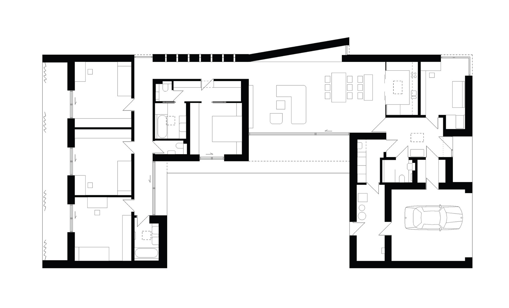 A Wide Contemporary Home with Tons of Clean and Natural Light in Slavonín, Czech Republic by JVArchitekt & KAMKAB!NET (26)