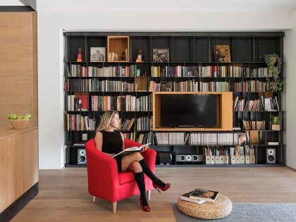 An Elegant Apartment Dominated by Shades of Gray and White Colors by Luca Compri (1)