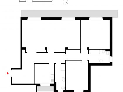 An Elegant Apartment Dominated by Shades of Gray and White Colors by Luca Compri (16)