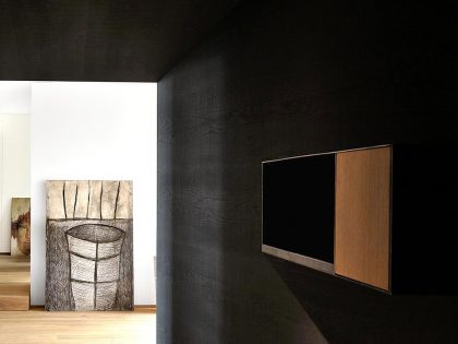 An Elegant Apartment Dominated by Shades of Gray and White Colors by Luca Compri (6)