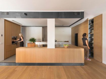 An Elegant Apartment Dominated by Shades of Gray and White Colors by Luca Compri (8)