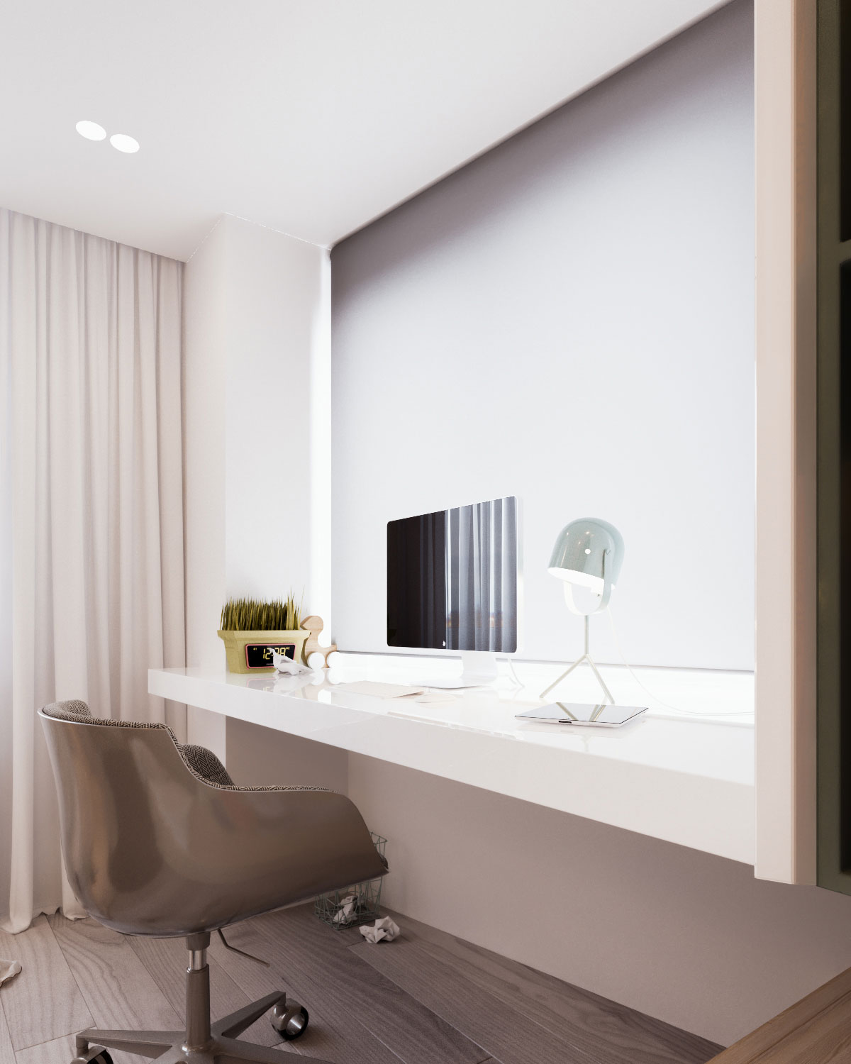 An Elegant Apartment with Neutral Tones and Colorful Accents in Minsk by Yevhen Zahorodnii & Sivak Trigubchak (14)