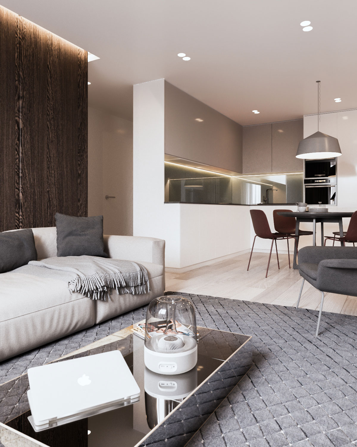 An Elegant Apartment with Neutral Tones and Colorful Accents in Minsk by Yevhen Zahorodnii & Sivak Trigubchak (2)