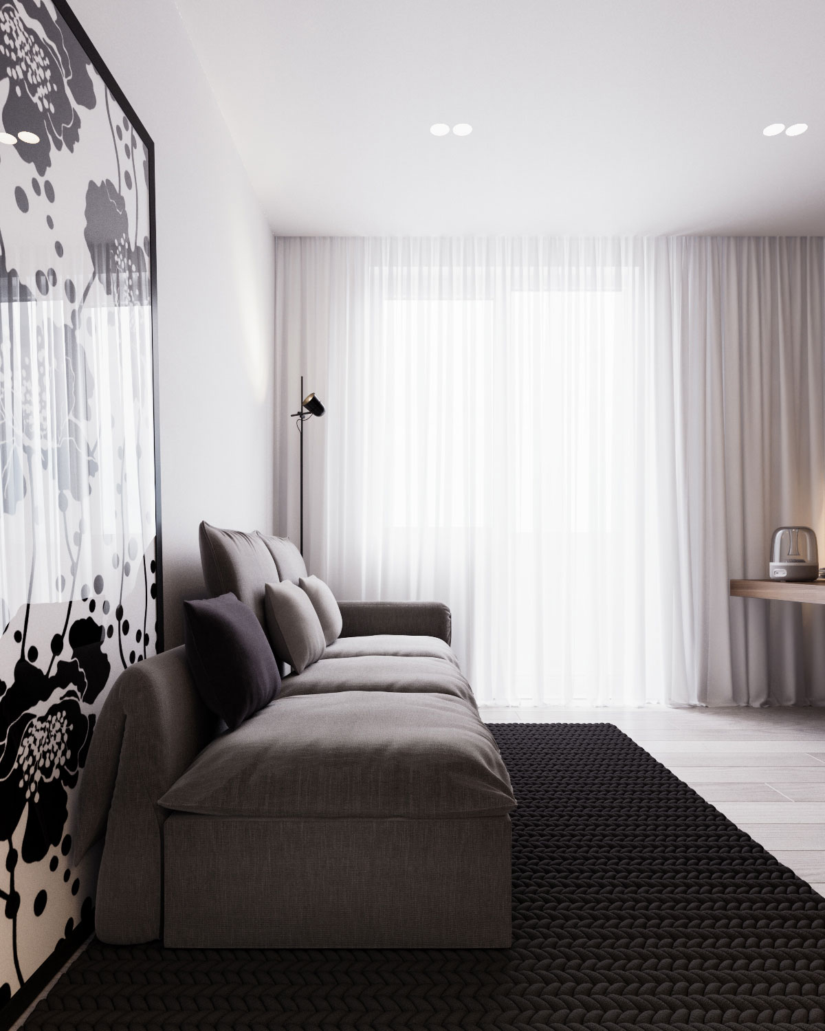 An Elegant Apartment with Neutral Tones and Colorful Accents in Minsk by Yevhen Zahorodnii & Sivak Trigubchak (7)