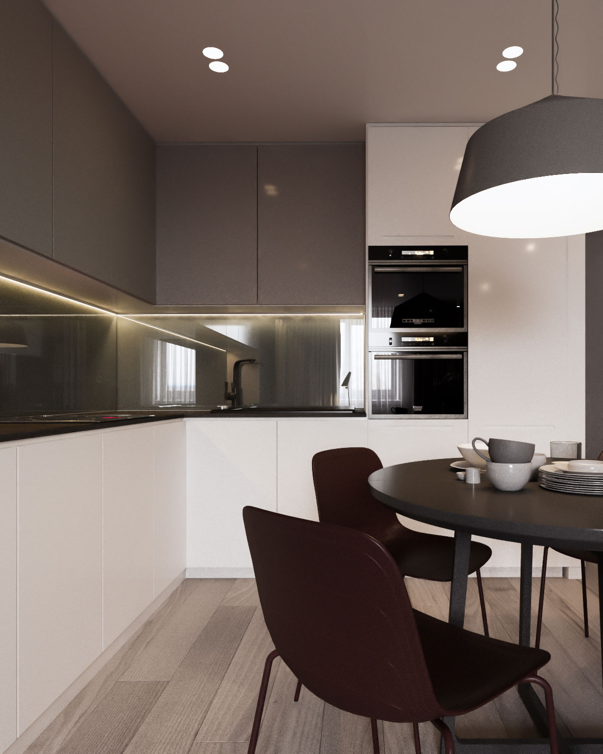 An Elegant Apartment with Neutral Tones and Colorful Accents in Minsk by Yevhen Zahorodnii & Sivak Trigubchak (9)