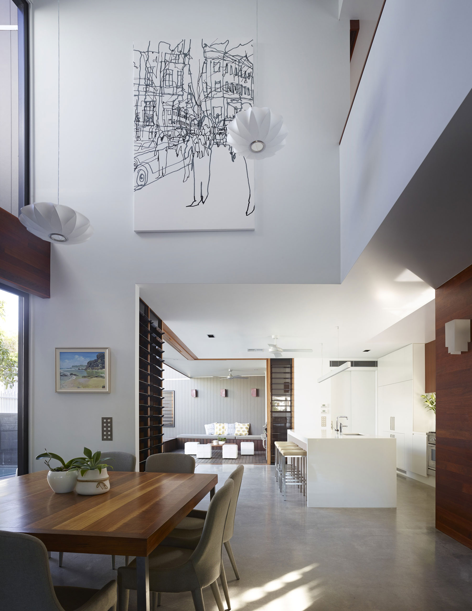 An Elegant Contemporary Beach House with Stunning Interior and Exterior in Newstead by Shaun Lockyer Architects (15)