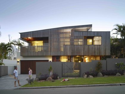 An Elegant Contemporary Beach House with Stunning Interior and Exterior in Newstead by Shaun Lockyer Architects (19)