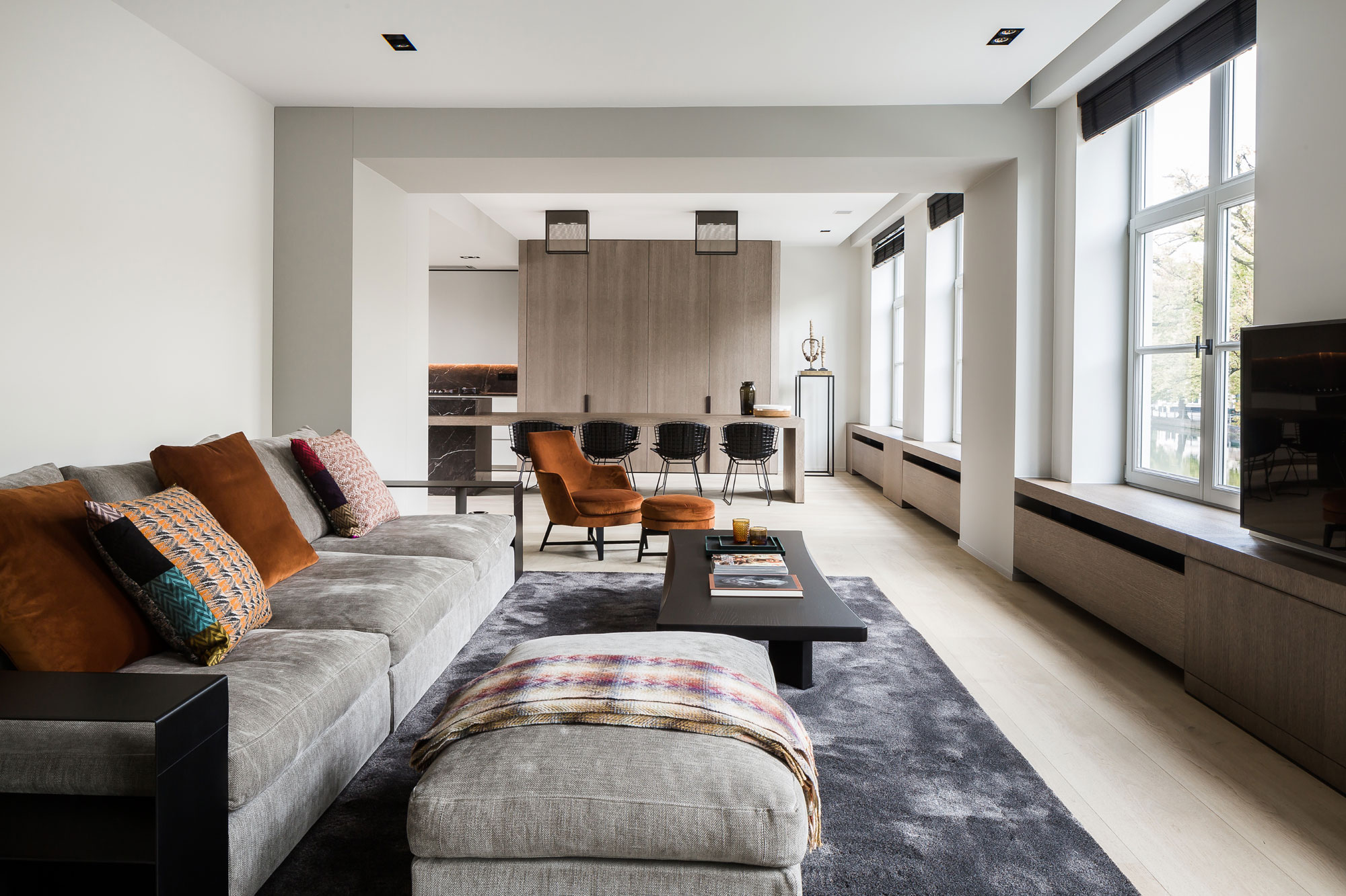 An Elegant Contemporary Home with Earthy and Masculine Interiors in Belgium by JUMA Architects (1)