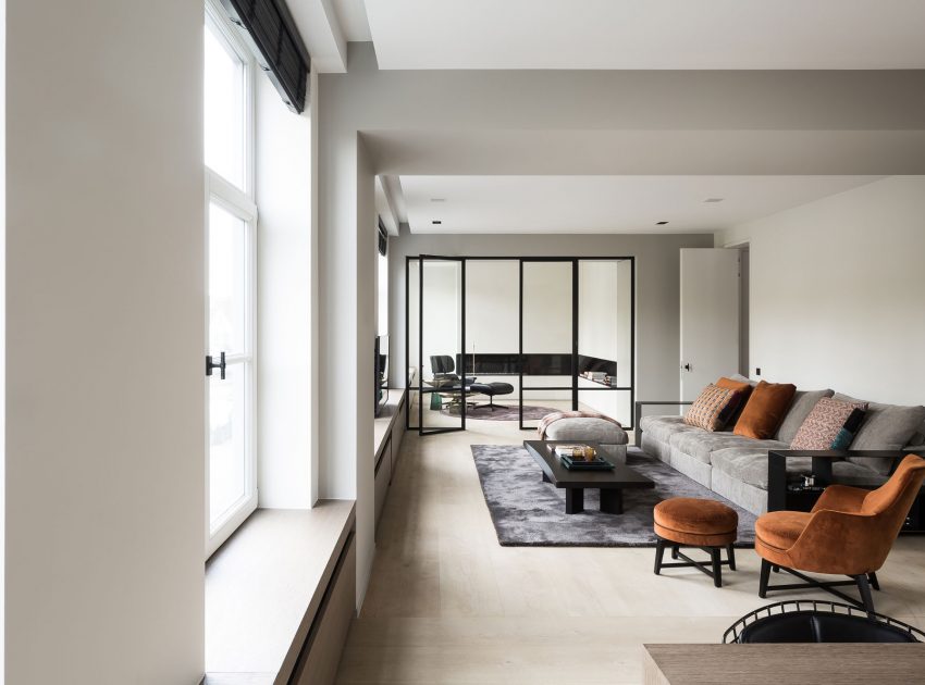 An Elegant Contemporary Home with Earthy and Masculine Interiors in Belgium by JUMA Architects (3)