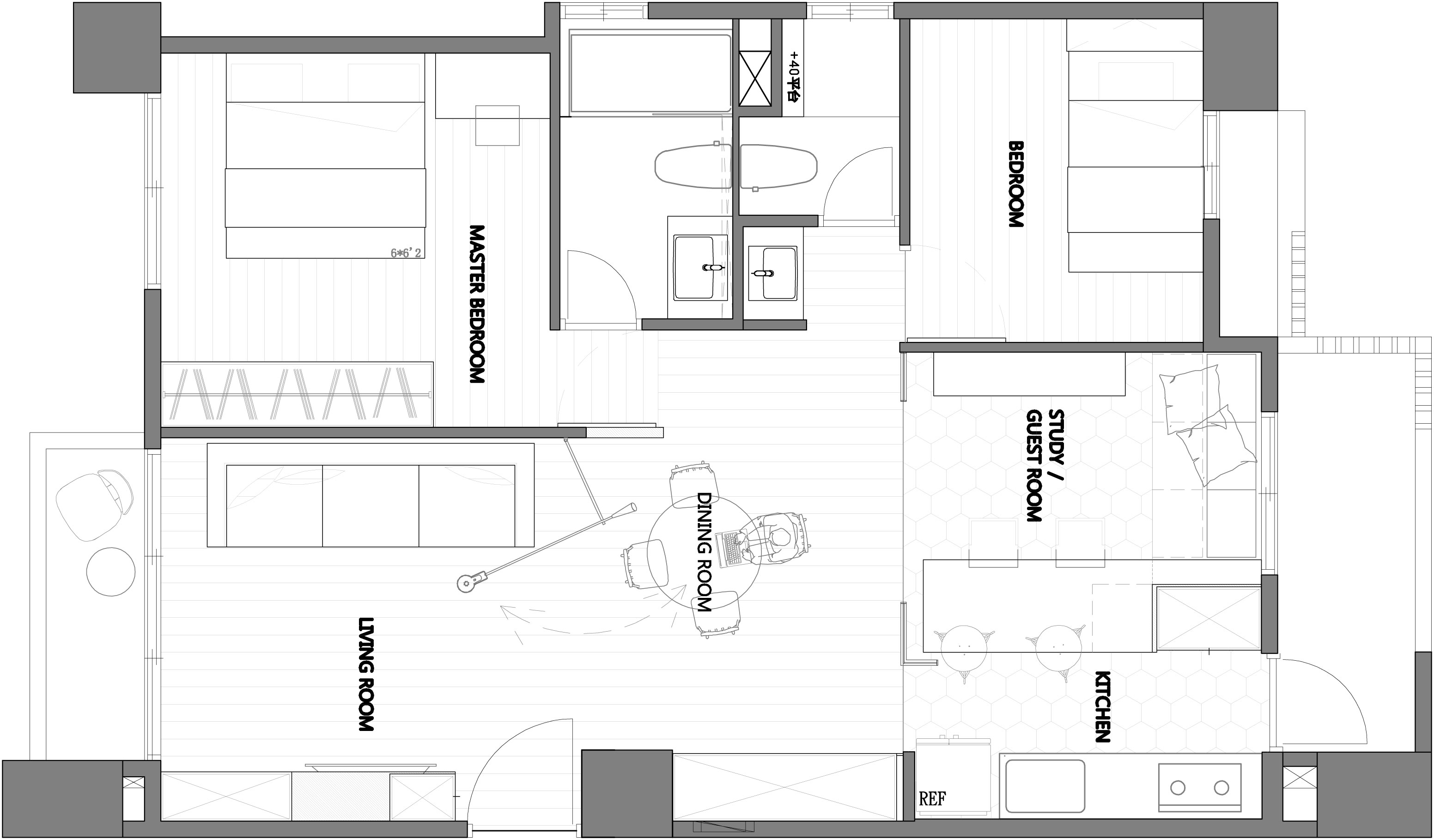 An Elegant Contemporary Home with a Simple and Fresh Interior in Taichung, Taiwan by Z-AXIS DESIGN (21)