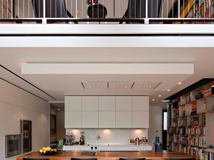 An Elegant Contemporary House for a Couple of Book Lovers in London, England by SHH Architects (18)