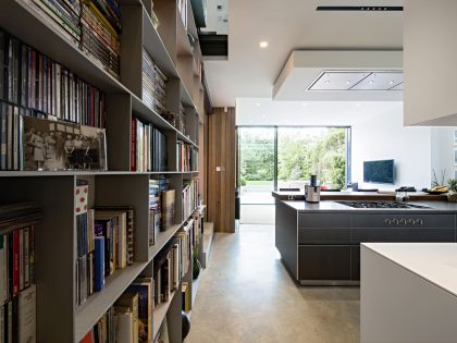 An Elegant Contemporary House for a Couple of Book Lovers in London, England by SHH Architects (21)