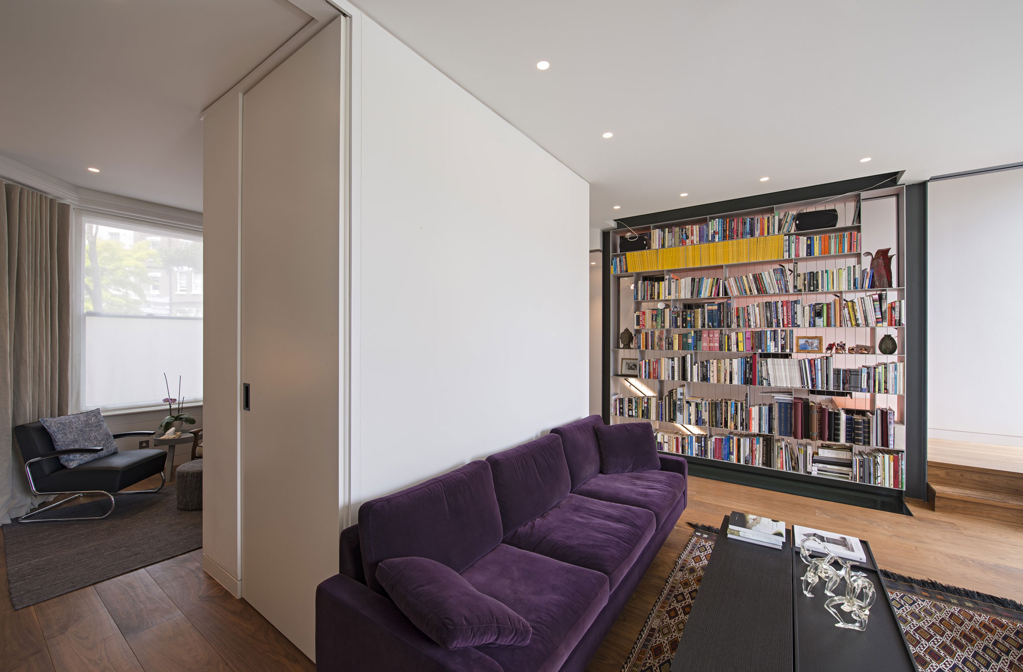 An Elegant Contemporary House for a Couple of Book Lovers in London, England by SHH Architects (9)