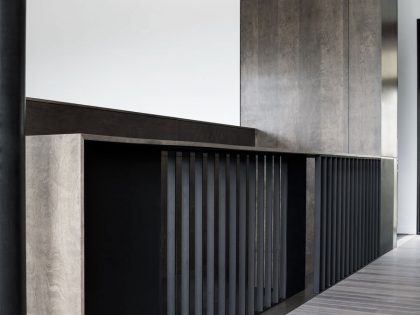 An Elegant L-Shaped House with Futuristic Interiors in Lac de la Cabane, Canada by naturehumaine (17)