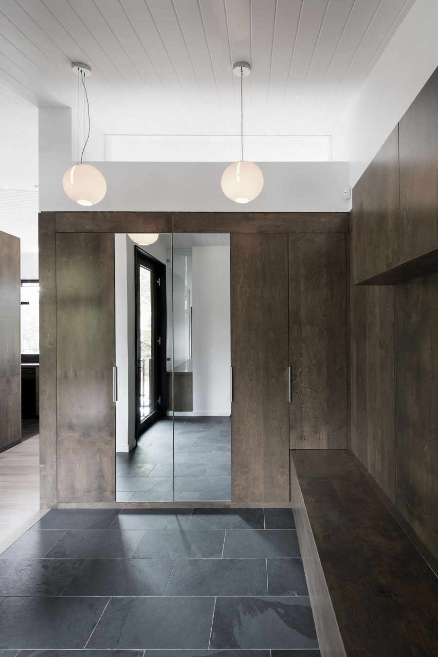 An Elegant L-Shaped House with Futuristic Interiors in Lac de la Cabane, Canada by naturehumaine (19)