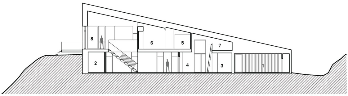 An Elegant L-Shaped House with Futuristic Interiors in Lac de la Cabane, Canada by naturehumaine (24)