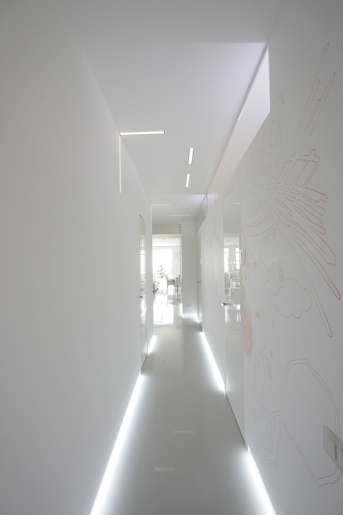 An Elegant Modern Apartment with White and Neutral Tones in Dnipropetrovsk Oblast by Azovskiy & Pahomova Architects (8)