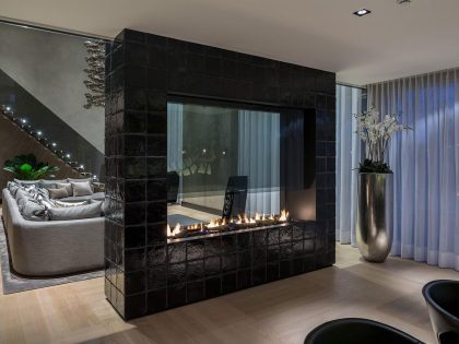 An Elegant Modern Home with Dark and Sophisticated Interior in Rotterdam by KOLENIK Eco Chic design (1)