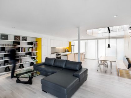An Elegant Single-Family House with Bright and Modern Interiors in Montreal