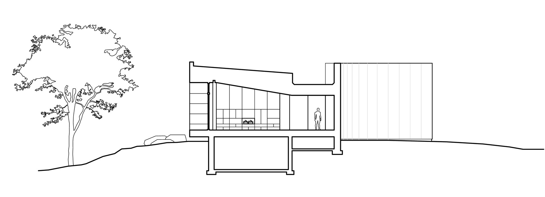 An Elegant Sustainable House in the Woods with Striking Exteriors of Ulster County by William Reue Architecture (16)