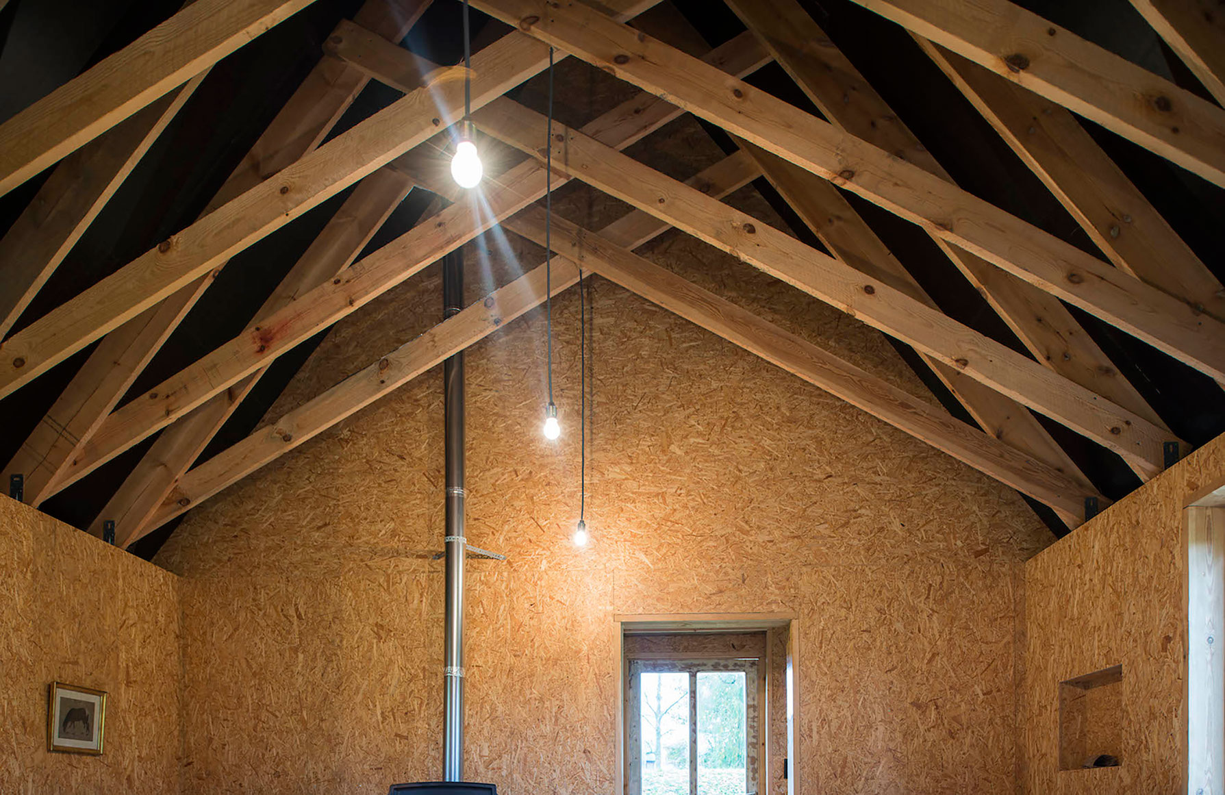 An Elegant Woodland Cabin with an All-Black Exterior in Belgium by De Rosee Sa Architects (27)