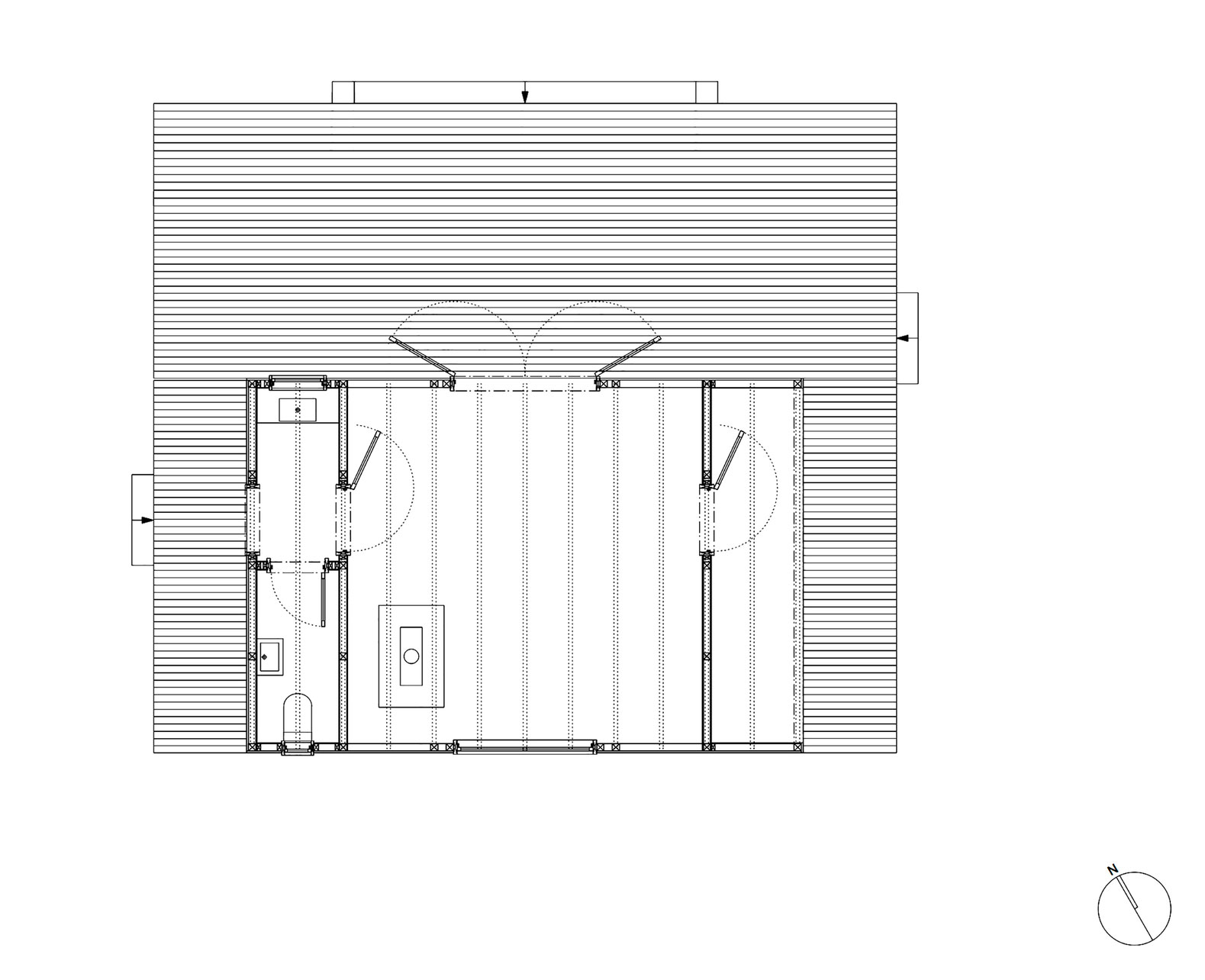 An Elegant Woodland Cabin with an All-Black Exterior in Belgium by De Rosee Sa Architects (33)