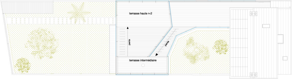 An Elegant and Beautiful House with Metal Walls and a Sloping Roof Terrace in Nantes by Mabire Reich Architects (35)
