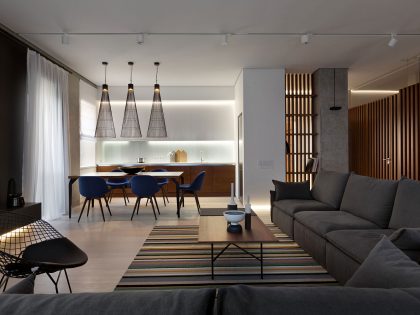 An Elegant and Laconic Minimalist Apartment in Dnepropetrovsk by Nottdesign (1)