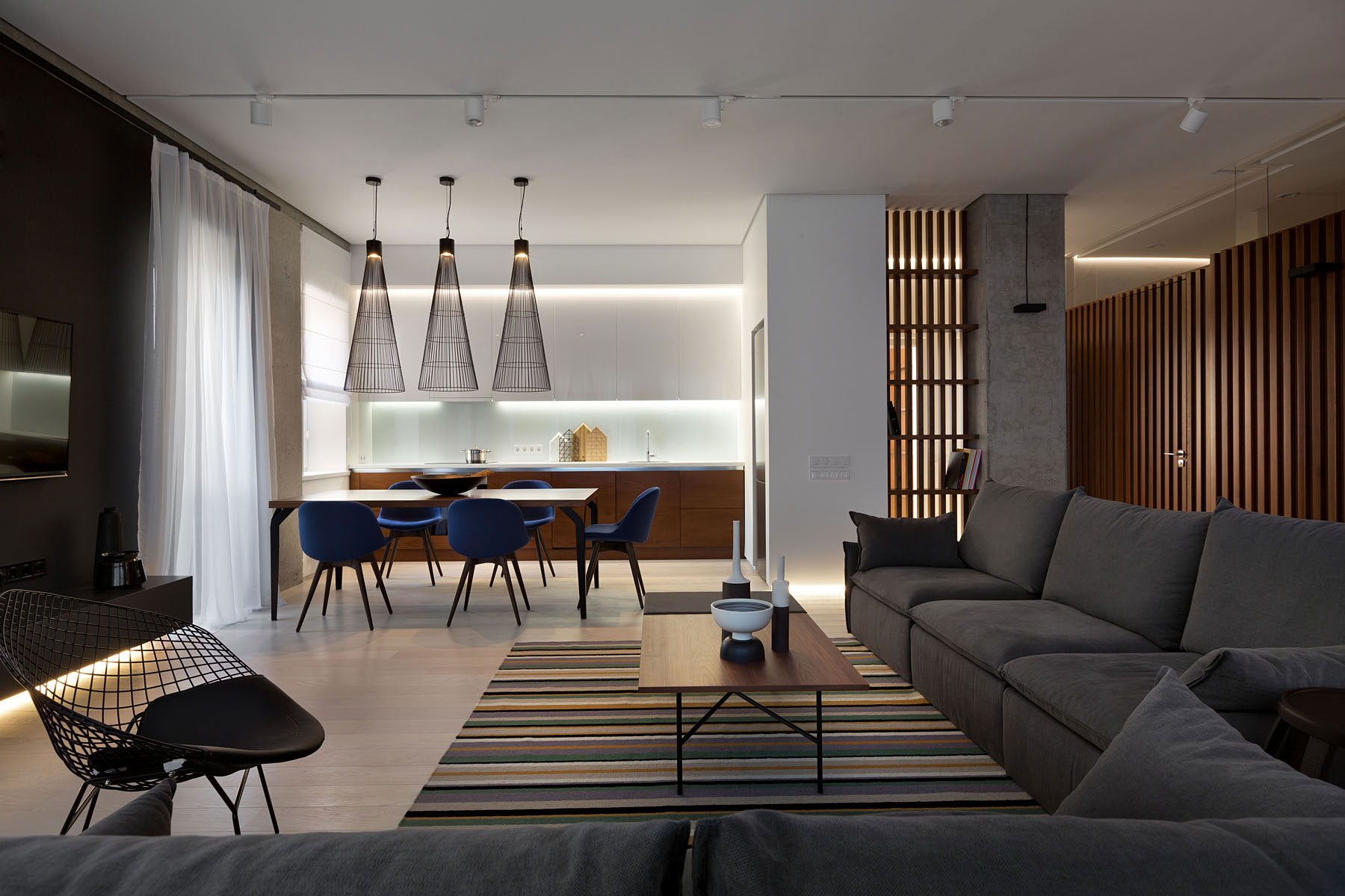 An Elegant and Laconic Minimalist Apartment in Dnepropetrovsk by Nottdesign (1)