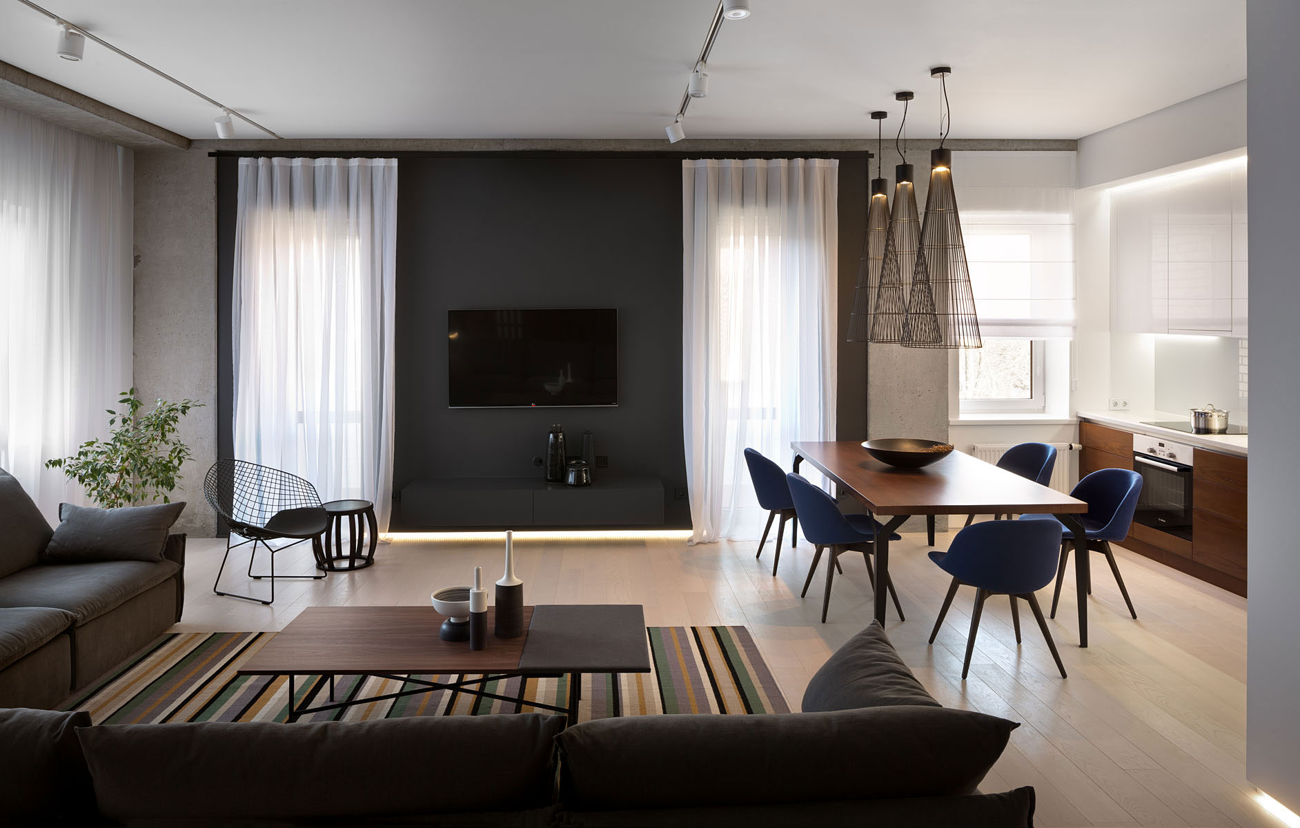 An Elegant and Laconic Minimalist Apartment in Dnepropetrovsk by Nottdesign (7)