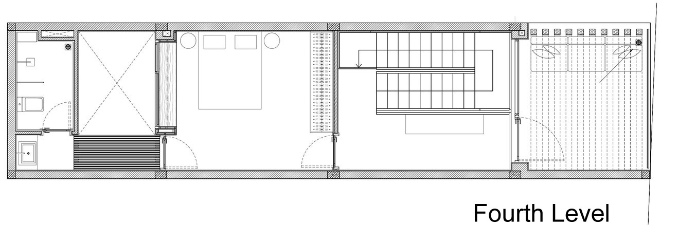 An Elegant and Light-Filled Modern Townhouse with a Folding-Up Shutter in Ho Chi Minh by MM++ architects (22)