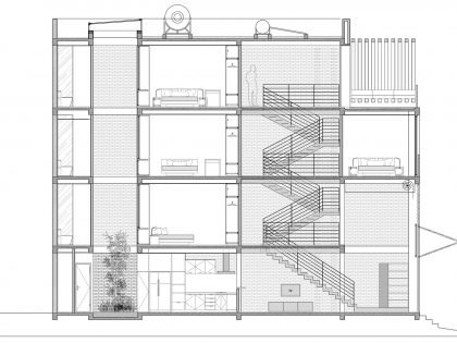 An Elegant and Light-Filled Modern Townhouse with a Folding-Up Shutter in Ho Chi Minh by MM++ architects (24)