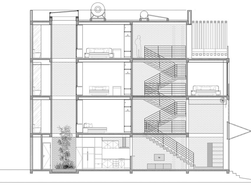 An Elegant and Light-Filled Modern Townhouse with a Folding-Up Shutter in Ho Chi Minh by MM++ architects (24)