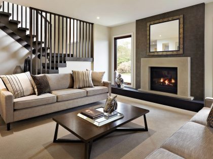 An Elegant and Luxurious Contemporary Home with Shabby Chic Interiors in Melbourne by Carlisle Homes (3)