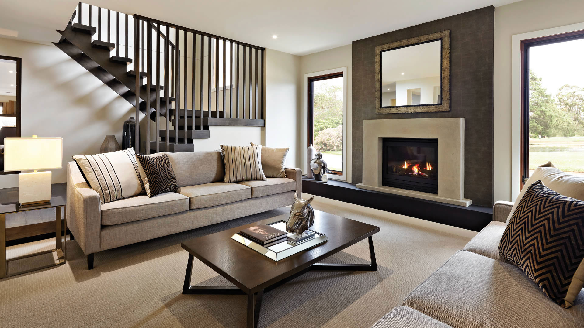 An Elegant and Luxurious Contemporary Home with Shabby Chic Interiors in Melbourne by Carlisle Homes (3)