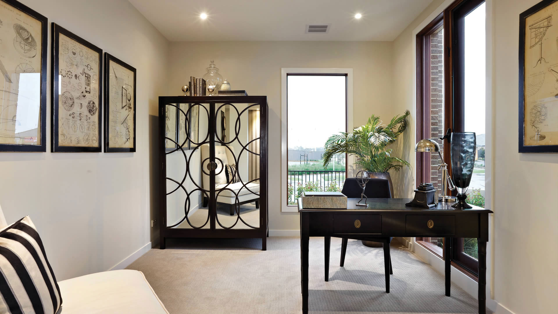 An Elegant and Luxurious Contemporary Home with Shabby Chic Interiors in Melbourne by Carlisle Homes (35)