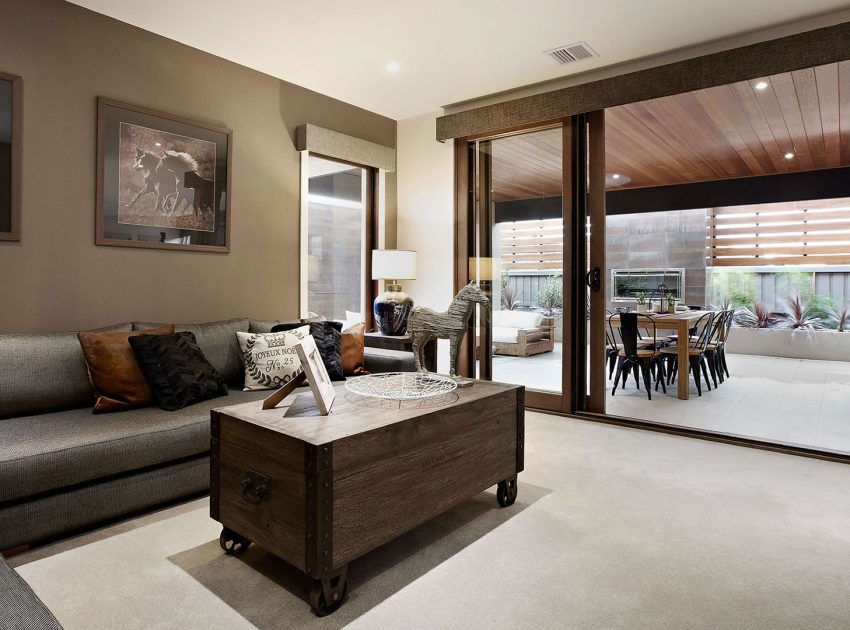 An Elegant and Luxurious Contemporary Home with Shabby Chic Interiors in Melbourne by Carlisle Homes (4)