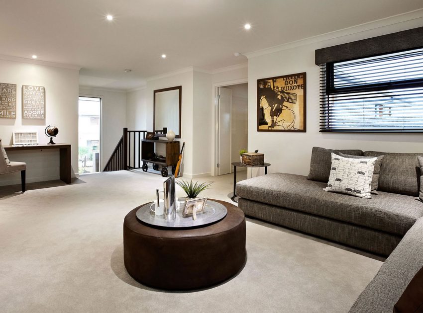 An Elegant and Luxurious Contemporary Home with Shabby Chic Interiors in Melbourne by Carlisle Homes (5)