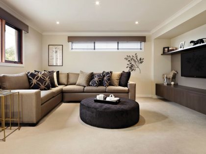 An Elegant and Luxurious Contemporary Home with Shabby Chic Interiors in Melbourne by Carlisle Homes (6)