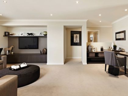 An Elegant and Luxurious Contemporary Home with Shabby Chic Interiors in Melbourne by Carlisle Homes (7)