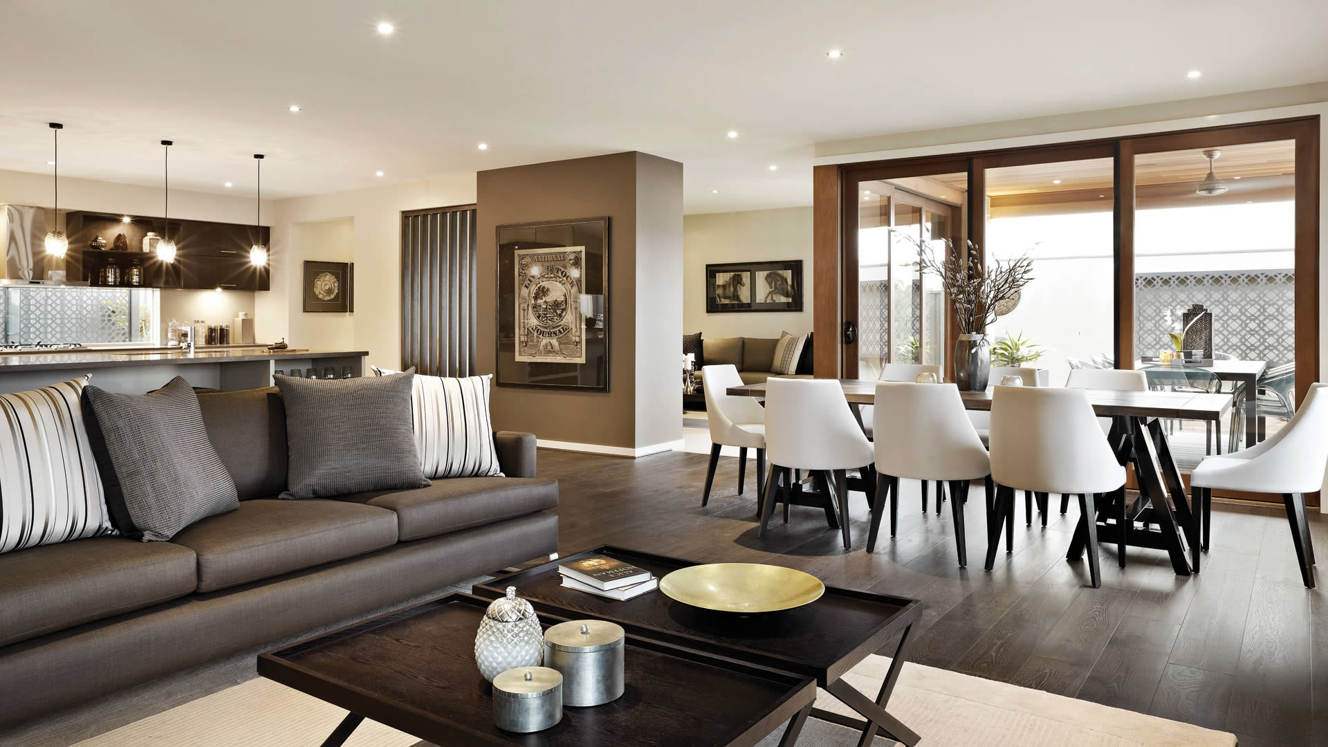 An Elegant and Luxurious Contemporary Home with Shabby Chic Interiors in Melbourne by Carlisle Homes (8)