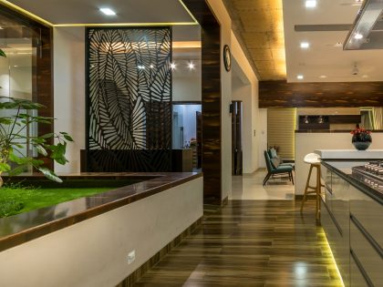 An Elegant and Modern Single Family Bungalow in Nanded, India by Skyward Inc (15)
