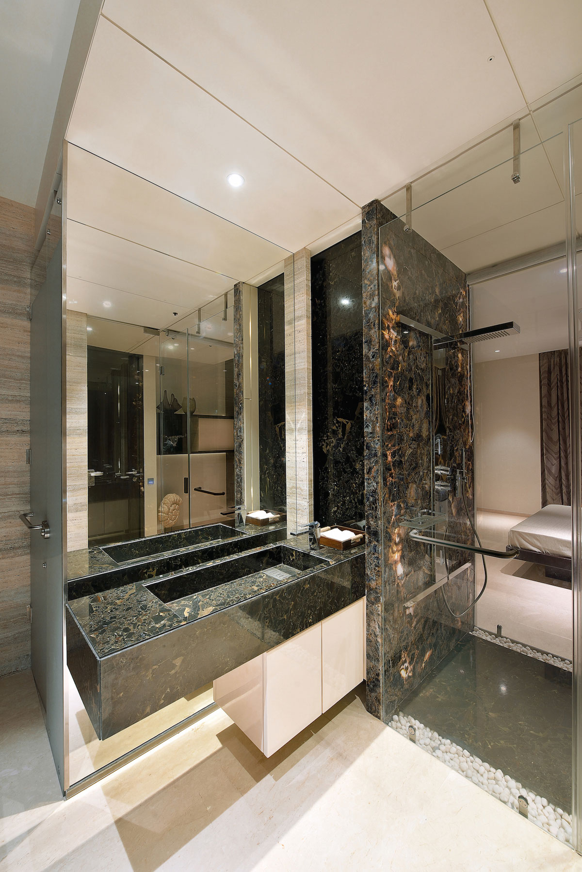 An Elegant and Monochromatic Contemporary Home in Shades of Brown on Mumbai by SPACE DYNAMIX (14)