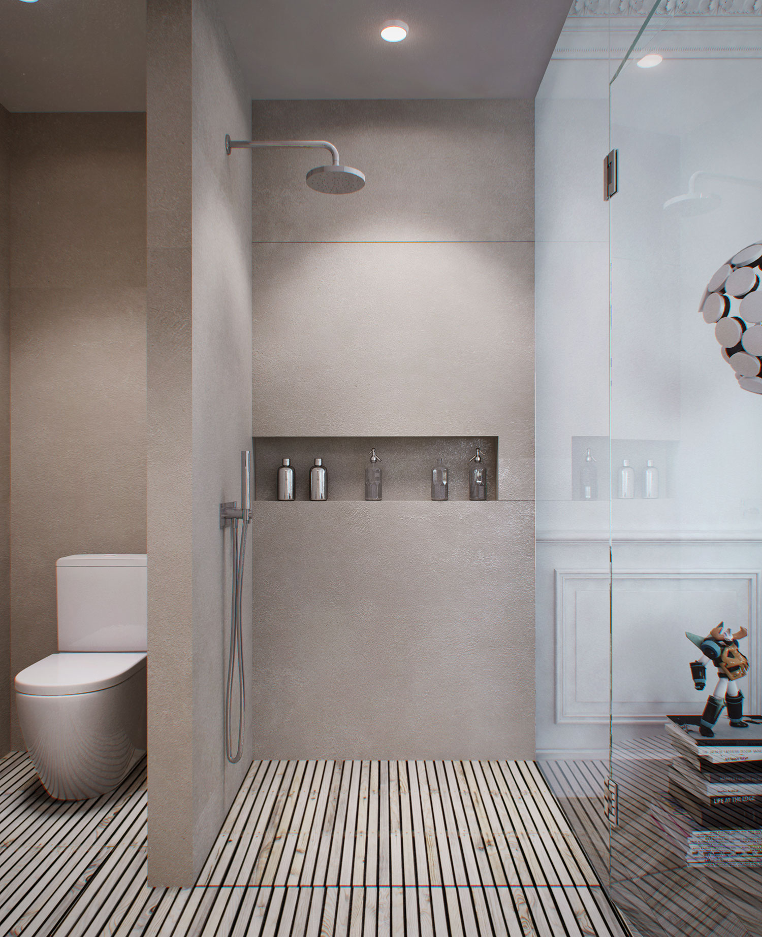 An Elegant and Sophisticated Apartment with Chic Parquet Floors in Moscow by INT2 Architecture (14)
