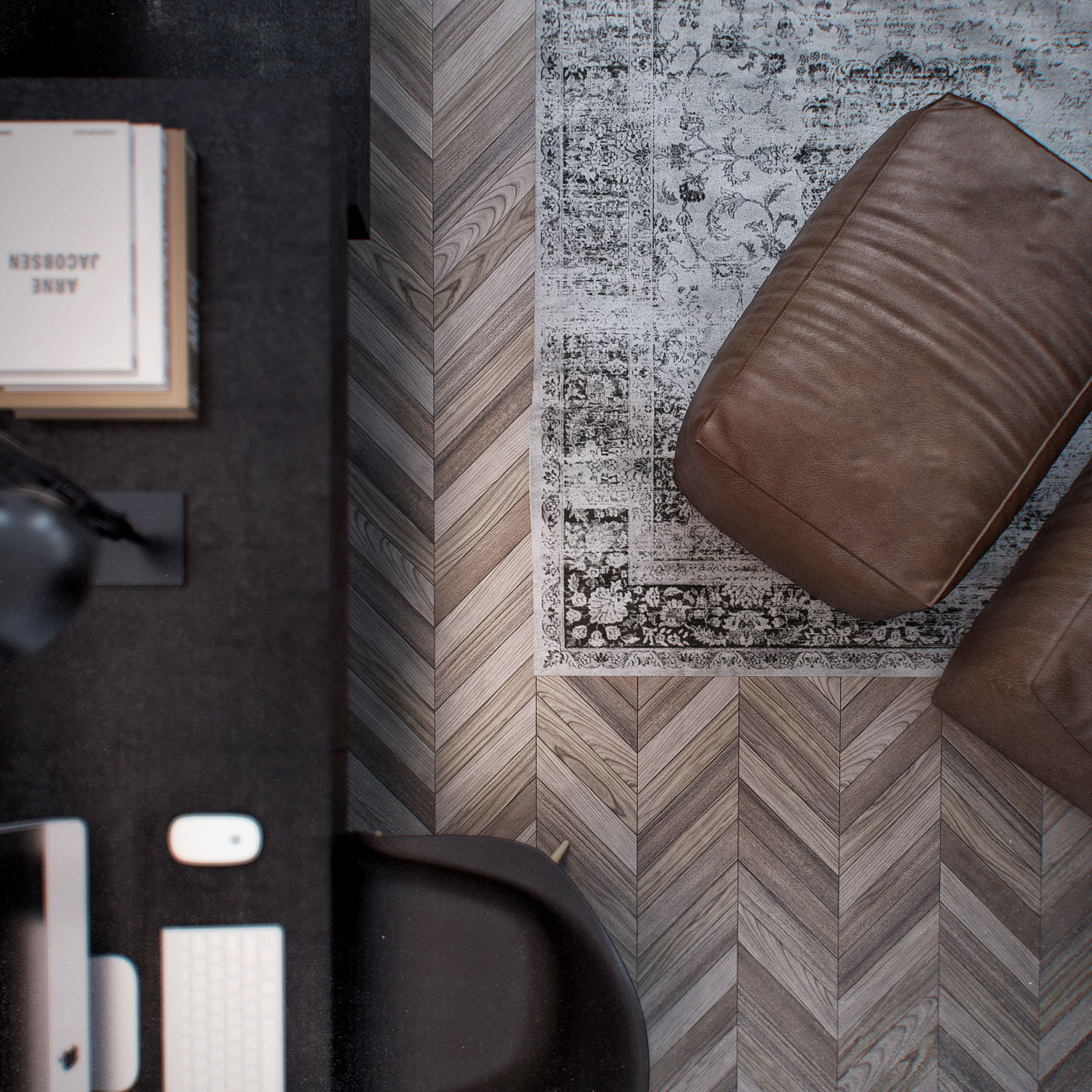 An Elegant and Sophisticated Apartment with Chic Parquet Floors in Moscow by INT2 Architecture (3)